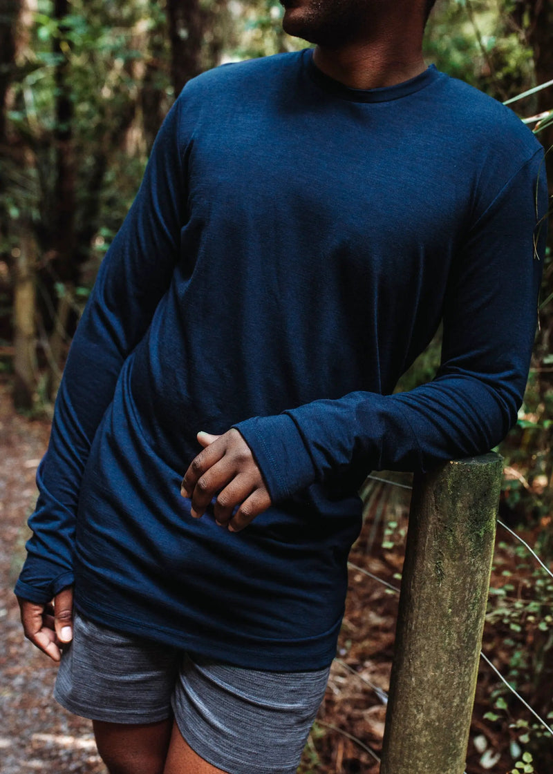 Men's OG Long Sleeve - 100% Merino Wool, Gibraltar by Merino 365 NZ