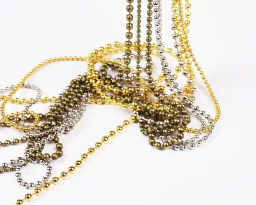 Metal Ball Bead Chain Cord by Resin Art NZ