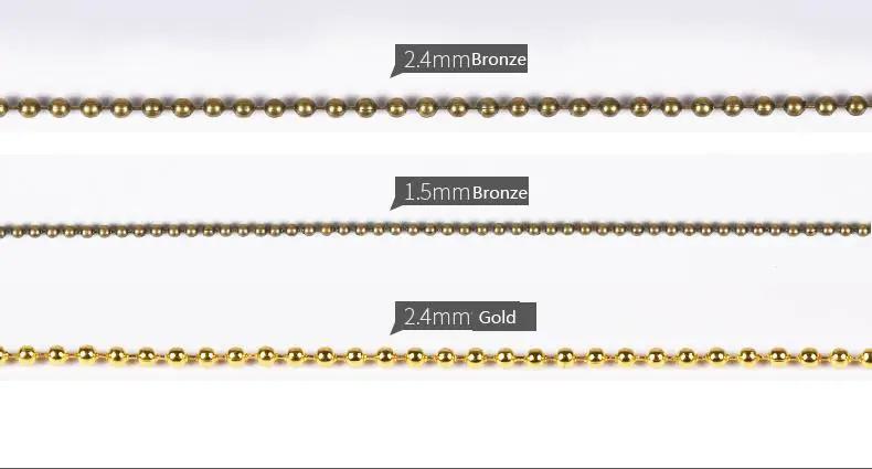 Metal Ball Bead Chain Cord by Resin Art NZ