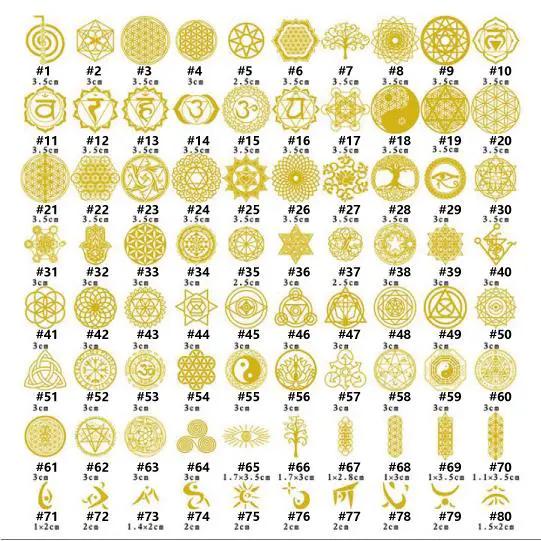 Metal Stickers for Resin Filler Crystal Pyramid Energy Generator Orgonite Pyramid Crafting Jewelry Making Accessory by Resin Art NZ