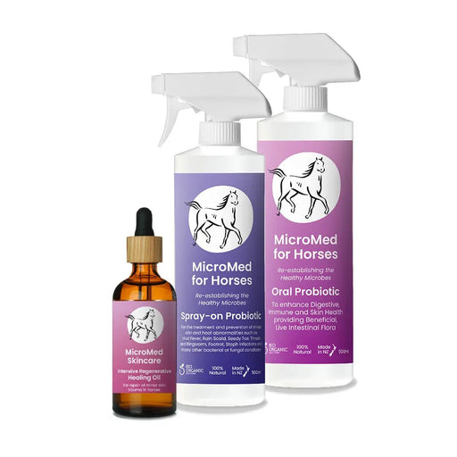 MicroMed for Horses Total Care Package – Oral, Topical & Regenerative Healing Oil Set by MicroMed