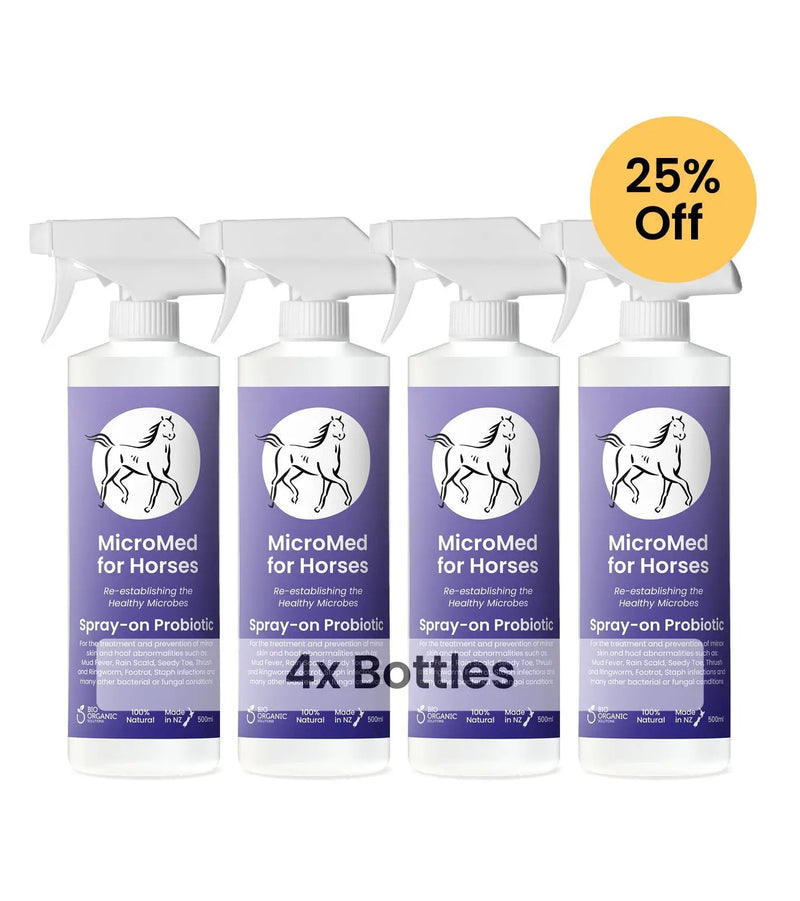 MicroMed for Horses Acute Care – 4 x 500ml Bundle by MicroMed