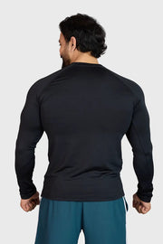 Midnight Fullsleeves T-shirt Black by Fuaark Nz