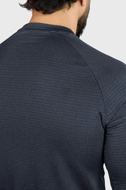 Midnight Fullsleeves T-shirt Dark Grey by Fuaark Nz