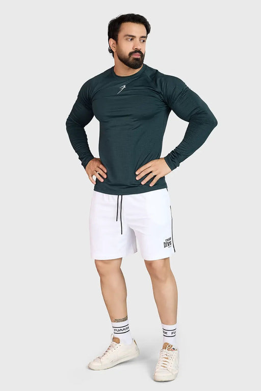 Midnight Fullsleeves T-shirt Sea Green by Fuaark Nz