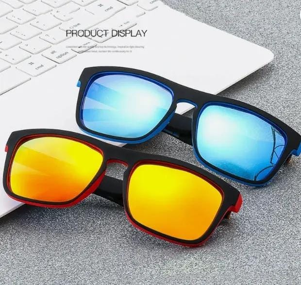 g8buynz Men’s Polarized Sunglasses, Colorful Mirror Sports Sunglasses, Flexible PC Frame Eyewear Men’s Polarized Sunglasses, Colorful Mirror Sports Sunglasses, Flexible PC Frame Eyewear
