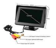 g8buynz 4.3 inch Color TFT LCD Display Screen Backup Camera Monitor only Rear View 4.3 inch Color TFT LCD Display Screen Backup Camera Monitor only Rear View