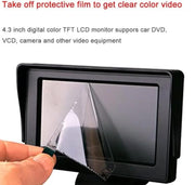 g8buynz 4.3 inch Color TFT LCD Display Screen Backup Camera Monitor only Rear View 4.3 inch Color TFT LCD Display Screen Backup Camera Monitor only Rear View