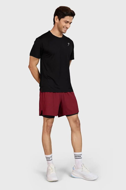 Motion Running T-shirt Black by Fuaark Nz