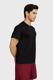 Motion Running T-shirt Black by Fuaark Nz
