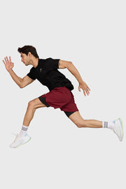 Motion Running T-shirt Black by Fuaark Nz