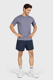 Motion Running T-shirt Grey by Fuaark Nz