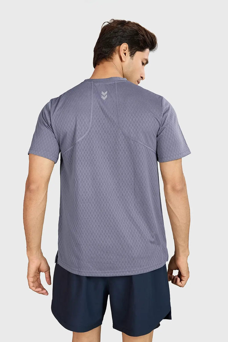 Motion Running T-shirt Grey by Fuaark Nz