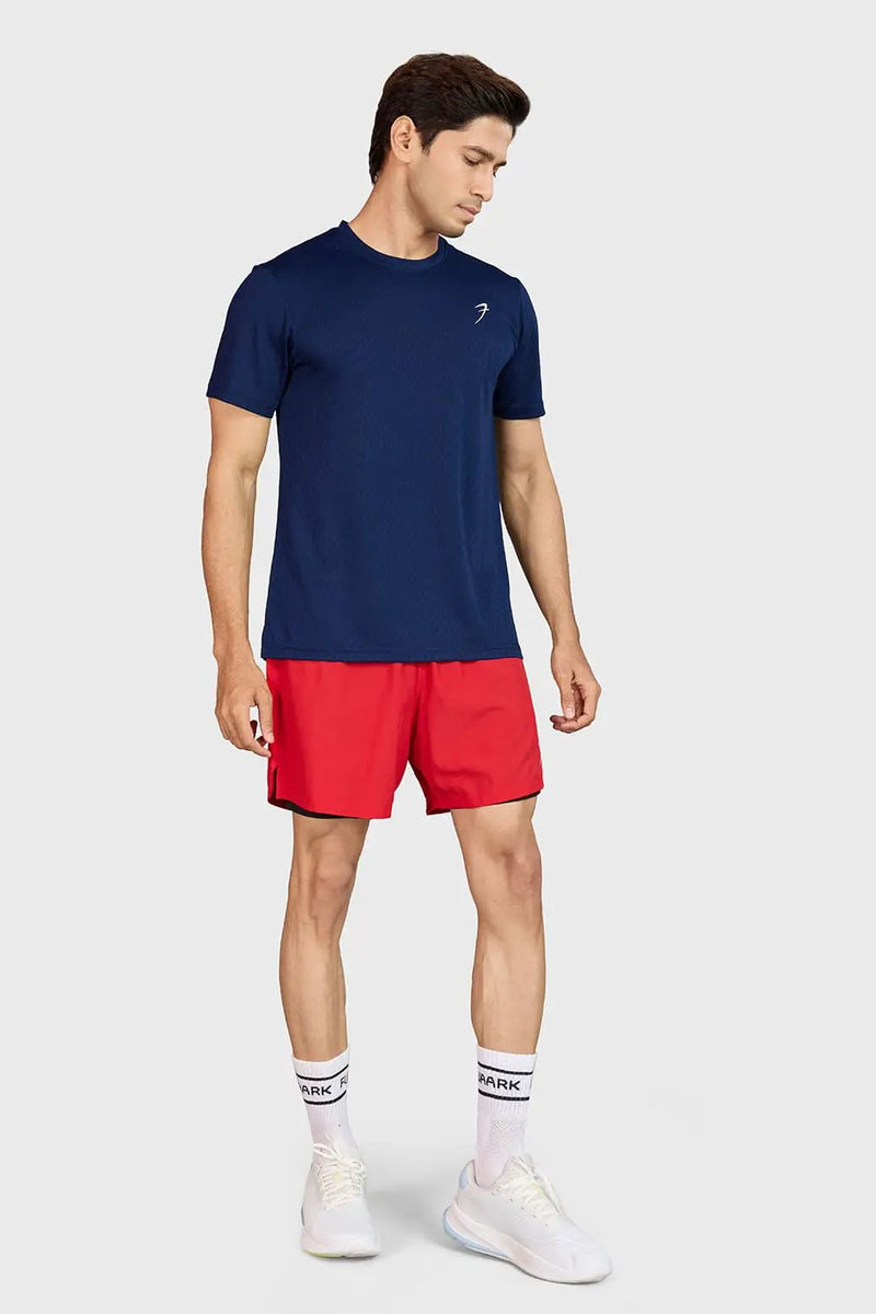 Motion Running T-shirt Navy by Fuaark Nz
