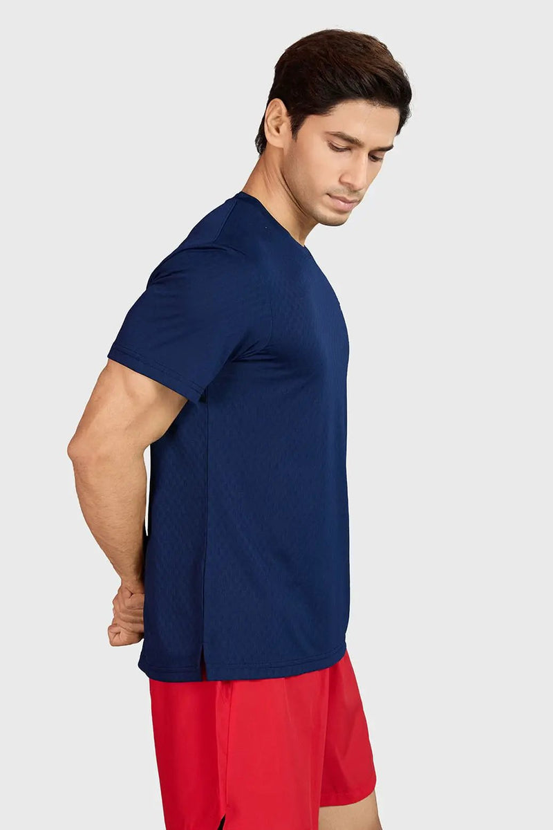 Motion Running T-shirt Navy by Fuaark Nz