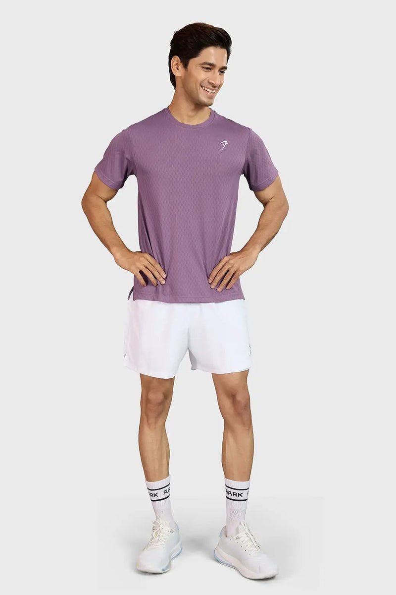 Motion Running T-shirt Plum by Fuaark Nz
