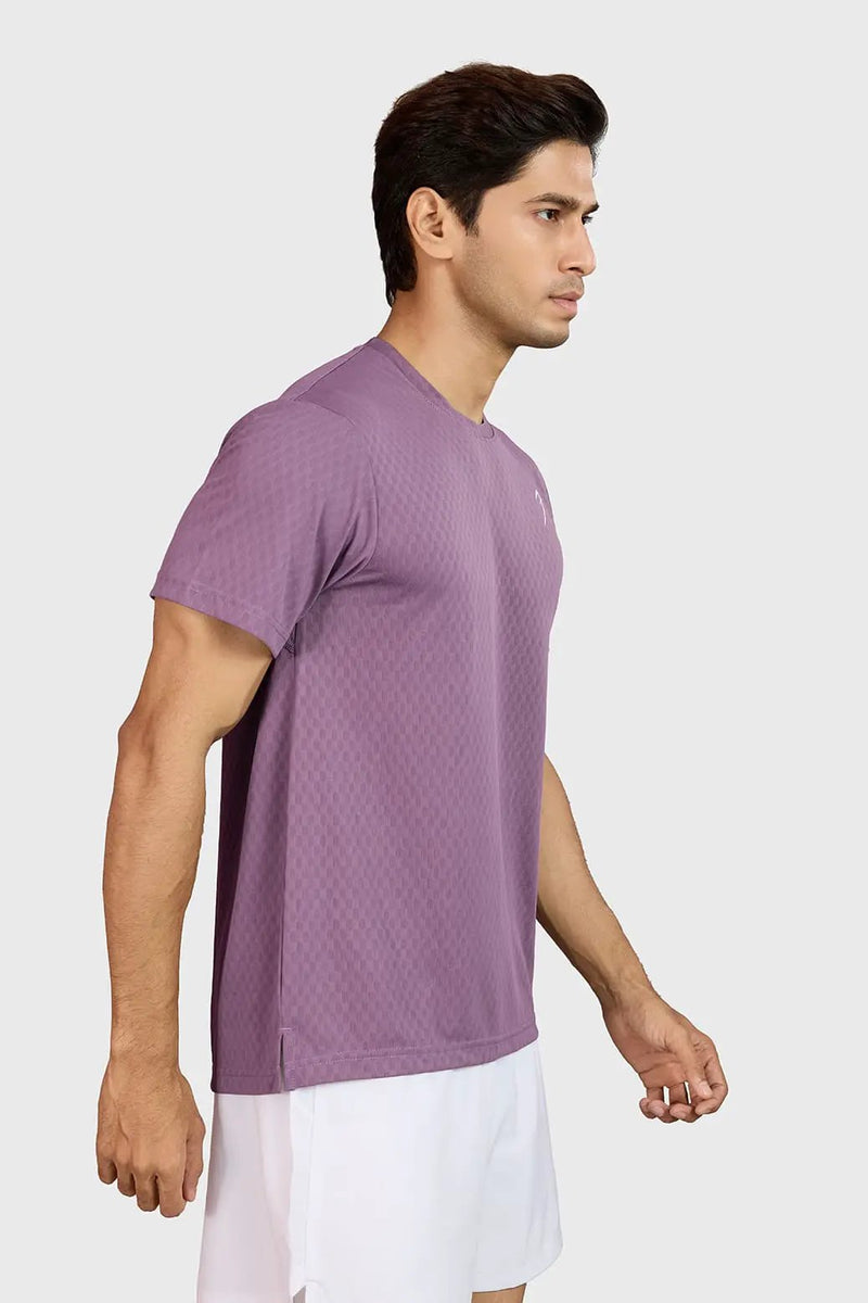 Motion Running T-shirt Plum by Fuaark Nz