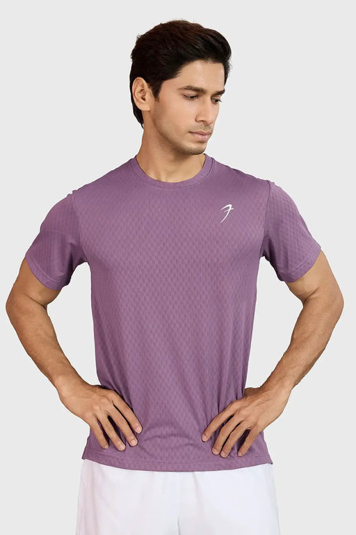 Motion Running T-shirt Plum by Fuaark Nz