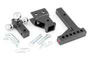 Adjustable Trailer Hitch 6 Inch Drop Multi-Ball Mount Fits 2 Inch Receiver by Magwarehouse.com