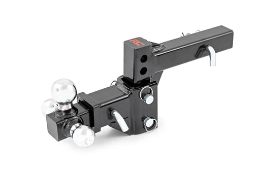 Adjustable Trailer Hitch 6 Inch Drop Multi-Ball Mount Fits 2 Inch Receiver by Magwarehouse.com