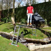 Kiwi Grab Kiwi Grab Multi Purpose Ladder 3.6M with two platforms folding ladder Multi Purpose Ladder 3.6M with two platforms folding ladder