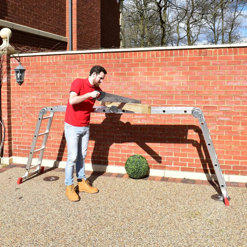Kiwi Grab Kiwi Grab Multi Purpose Ladder 3.6M with two platforms folding ladder Multi Purpose Ladder 3.6M with two platforms folding ladder