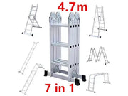 Kiwi Grab Kiwi Grab Ladder Multi Purpose 4.7m with two platforms folding ladder Ladder Multi Purpose 4.7m with two platforms folding ladder