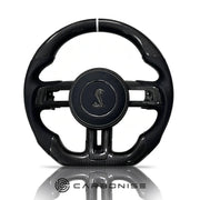 Mustang Steering Wheel (Carbon Fiber+Perforated Leather) @3 by CARBONISE