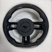 Mustang Steering Wheel (Carbon Fiber+Perforated Leather) #11 by CARBONISE