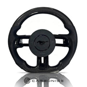 Mustang Steering Wheel (Carbon Fiber+Perforated Leather) #11 by CARBONISE