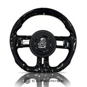 Mustang Steering Wheel (Forged Carbon Fiber+Leather) #15 by CARBONISE