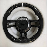 Mustang Steering Wheel (Forged Carbon+Alcantara) #19 by CARBONISE