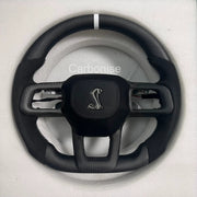 Mustang Steering Wheel (Matte Carbon Fiber+Alcantara) @4 by CARBONISE