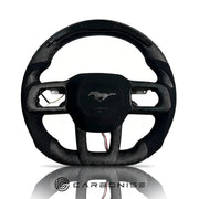 Mustang Steering Wheel (Forged Matte Carbon Fiber+Alcantara)@5 by CARBONISE