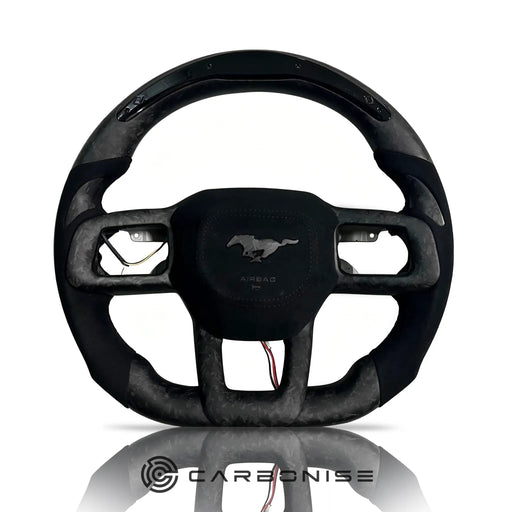 Mustang Steering Wheel (Forged Matte Carbon Fiber+Alcantara)@5 by CARBONISE