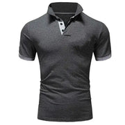 Men's Casual Cotton Polo Shirt - Slim Fit Short Sleeve Polo for Meetings and Events | Plus Size Available by Mead's Supply & Equipment Outfitters limited