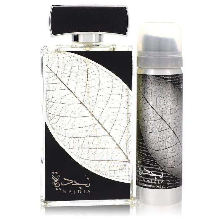 Brands HD Eau De Parfum Spray Plus 1.7 Oz Deodorant (Unboxed) Najdia Eau De Parfum Spray Plus 1.7 Oz Deodorant  (Unboxed) by Lattafa 100 ml Najdia Eau De Parfum Spray Plus 1.7 Oz Deodorant  (Unboxed) by Lattafa 100 ml