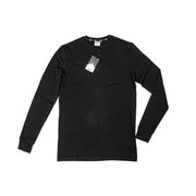 Men's Standard Long Sleeve - 100% Merino Wool, Black by Merino 365 NZ