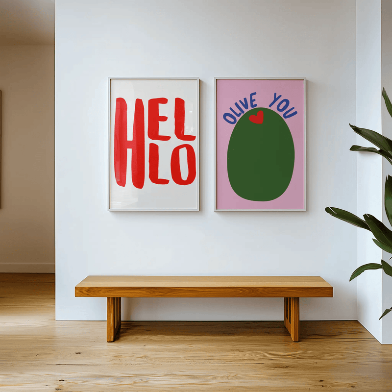 Olive You by Blank Wall Print Shop
