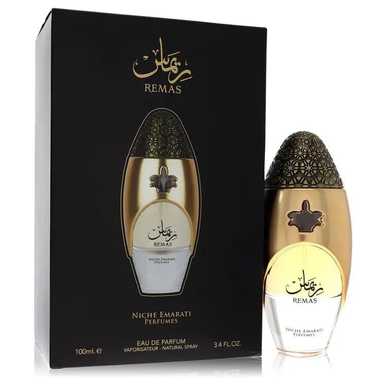 Brands HD Eau De Parfum Spray (Unisex) Niche Emarati Remas Eau De Parfum Spray (Unisex) by Lattafa 100 ml Niche Emarati Remas Eau De Parfum Spray (Unisex) by Lattafa 100 ml