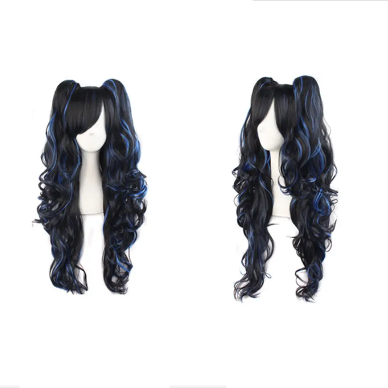 Lolita Long Curly Ponytail Wigs Cosplay Wig by salelink.co.nz