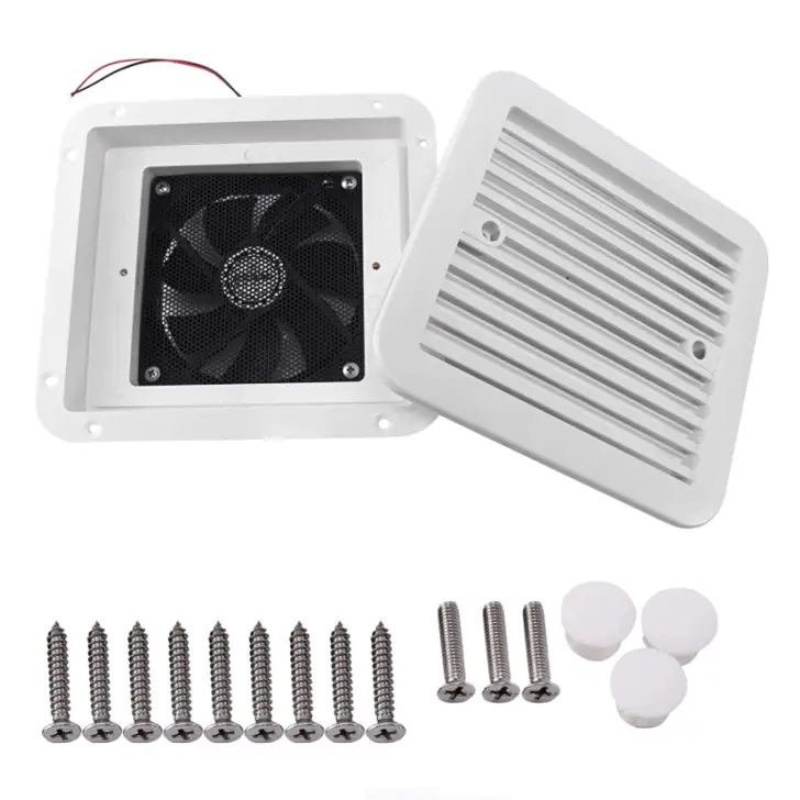 12V RV Caravan Exhaust Outlet Fan Air Ventilation Silent by salelink.co.nz