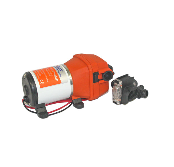 Seaflo Pressure Pump - 35PSI - 13 L/Min - 12 Volt with water strainer and electrical connections