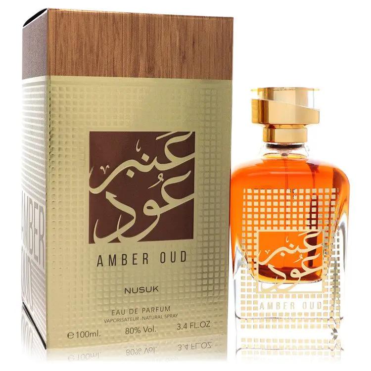 Nusuk Amber Oud Eau De Parfum Spray by Nusuk 100 ml by Brands HD