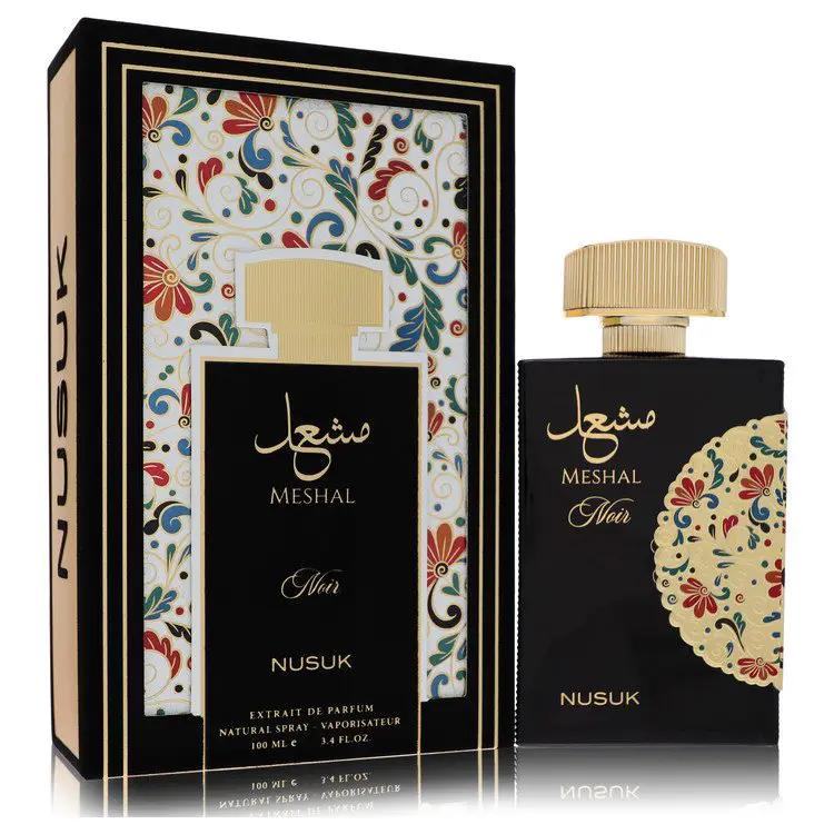 Brands HD Extrait De Parfum Spray (Unisex) Nusuk Meshal Noir Extrait De Parfum Spray (Unisex) by Nusuk 100 ml Nusuk Meshal Noir Extrait De Parfum Spray (Unisex) by Nusuk 100 ml