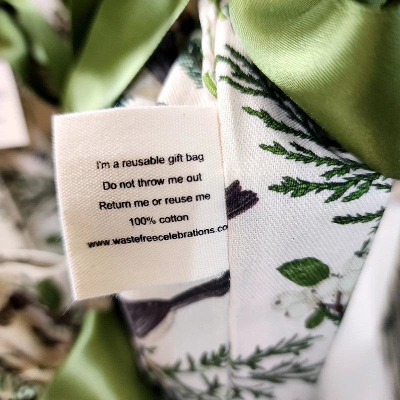 Waste Free Celebrations Fabric Gift Bags Nadarrach Beathe Coille (Reusable Gift Bag Set) Nadarrach Beathe Coille (Reusable Gift Bag Set)
