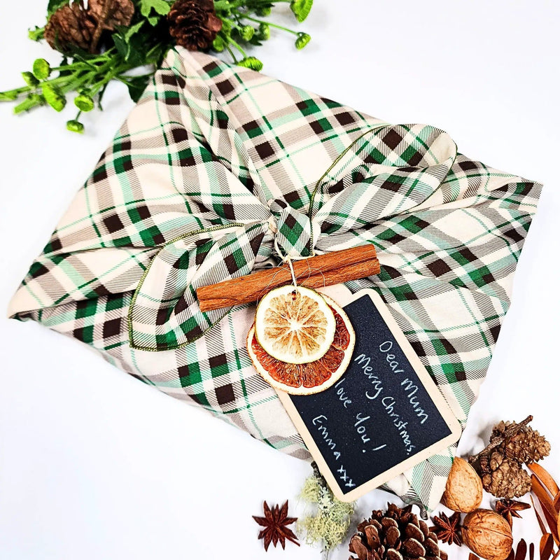 Waste Free Celebrations Furoshiki Wrapping Cloths Nadarrach Tartan - 4 Furoshiki Gift Wraps Nadarrach Tartan - 4 Furoshiki Gift Wraps