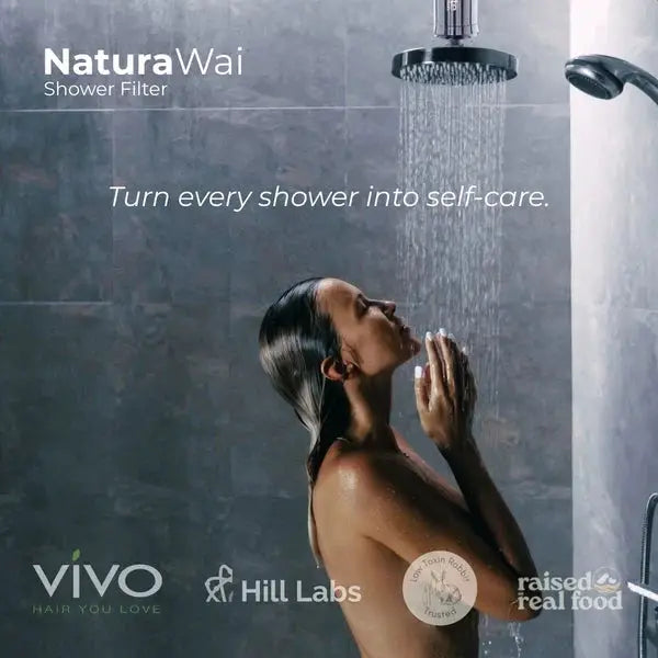 Filtration Station NZ Shower Filter Hydrate Filters NaturaWai Shower Water Filter – Chlorine Reduction for Skin & Hair Hydrate Filters NaturaWai Shower Water Filter – Chlorine Reduction for Skin & Hair