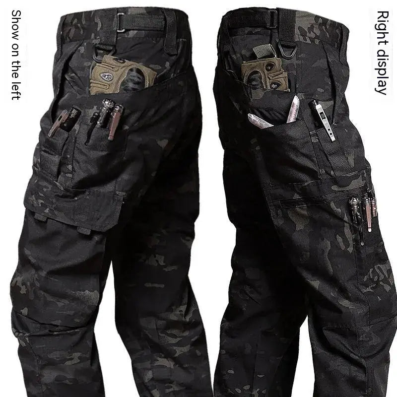 Men's Waterproof Tactical Cargo Pants - Multi-Pocket Outdoor Work Pants by Mead's Supply & Equipment Outfitters limited