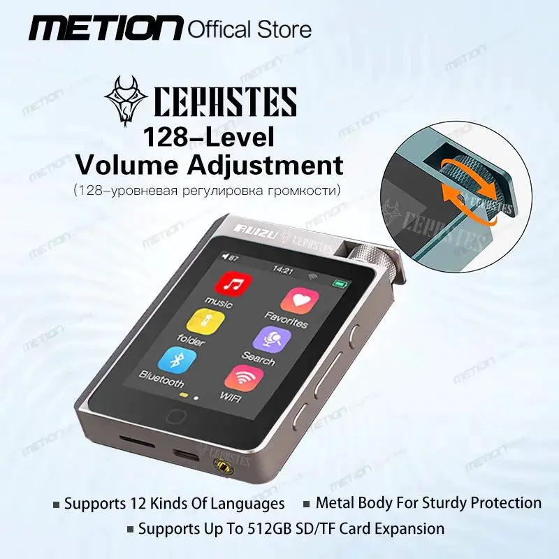 HiFi Lossless MP3 Player with Bluetooth 5.0 - 2.8" Screen, 16GB Storage, 14-Hour Battery | Portable Walkman by Mead's Supply & Equipment Outfitters limited